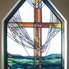 Stained glass window at Southern Cross Care in Campbell ACT